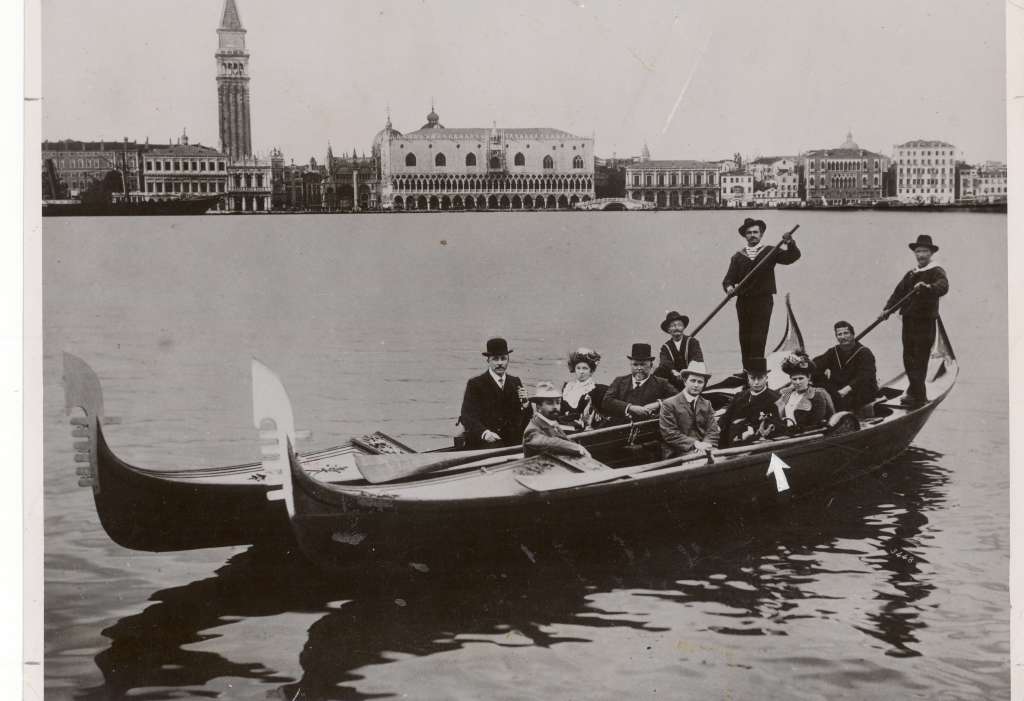 Edmund Barton in Venice with Jane Barton and others Edmund Barton in Venice with Jane Barton and others