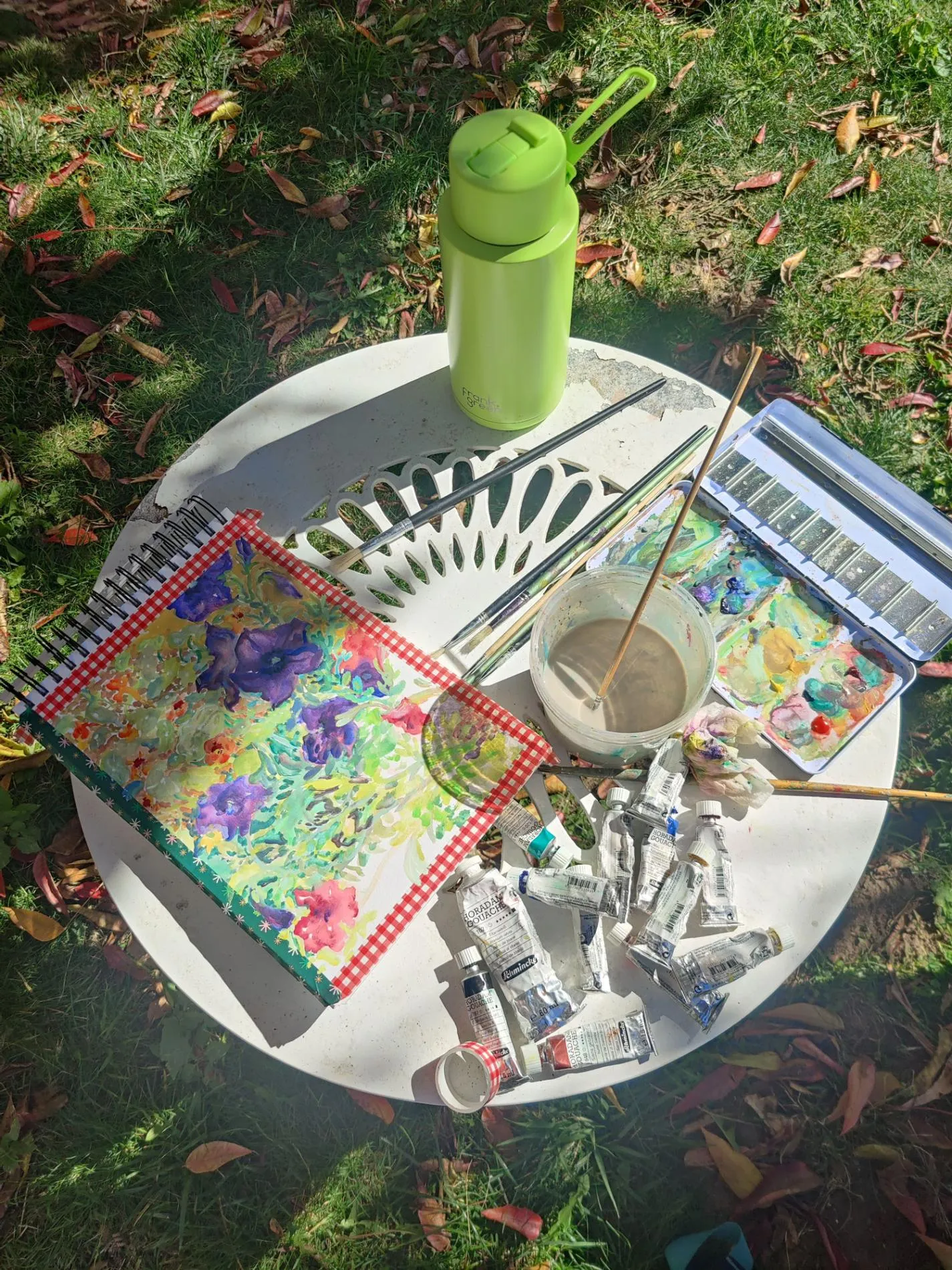 Outdoor painting workshop