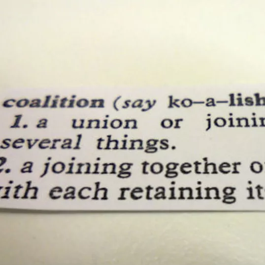 Coalition definition written out