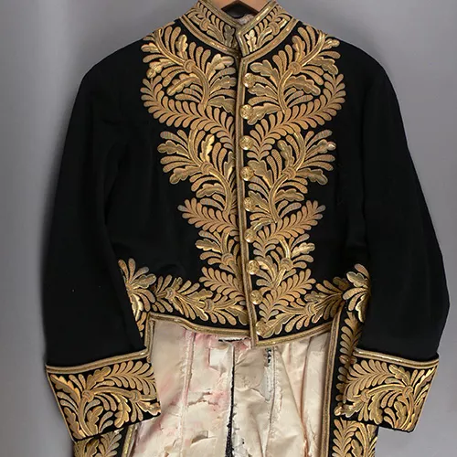 Edmund Barton's coatee before conservation Edmund Barton's coatee before conservation