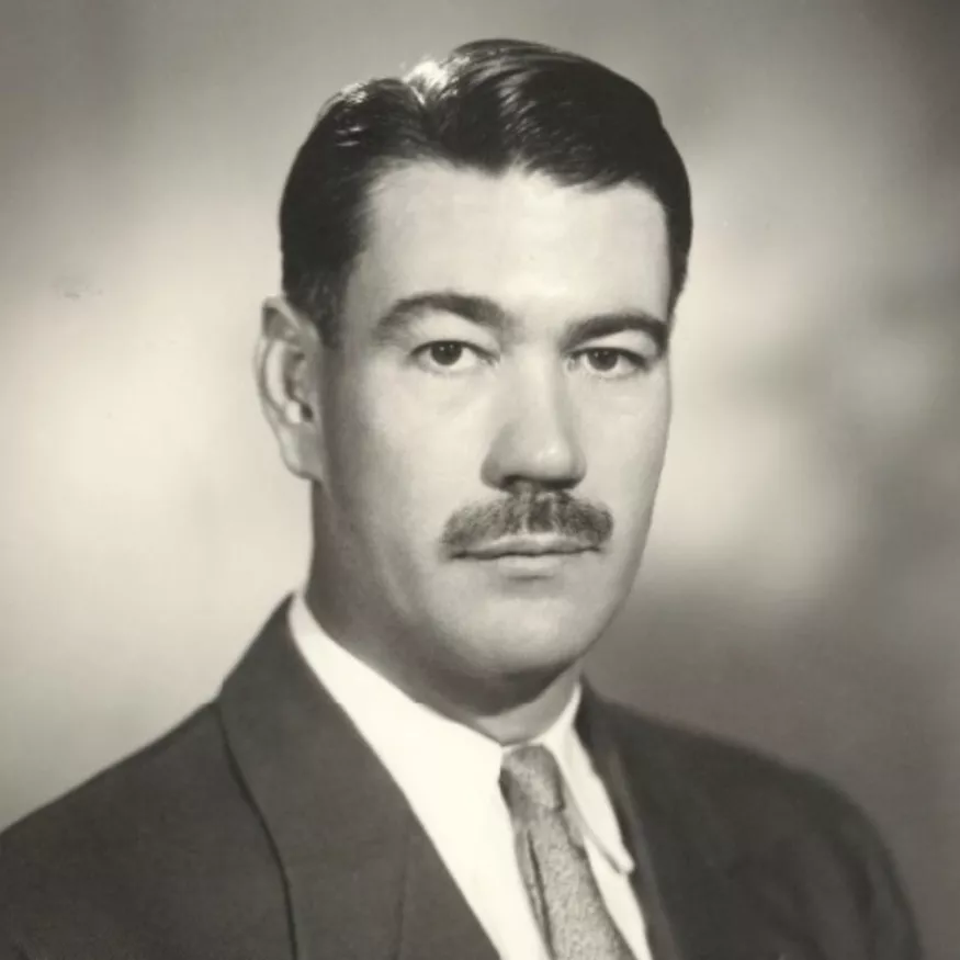 Sir Roden Cutler served as Governor of New South Wales for 15 years, longer than anyone else.
Photograph National Library of Australia Portrait photograph of Sir Roden Cutler, wearing a suit and tie.