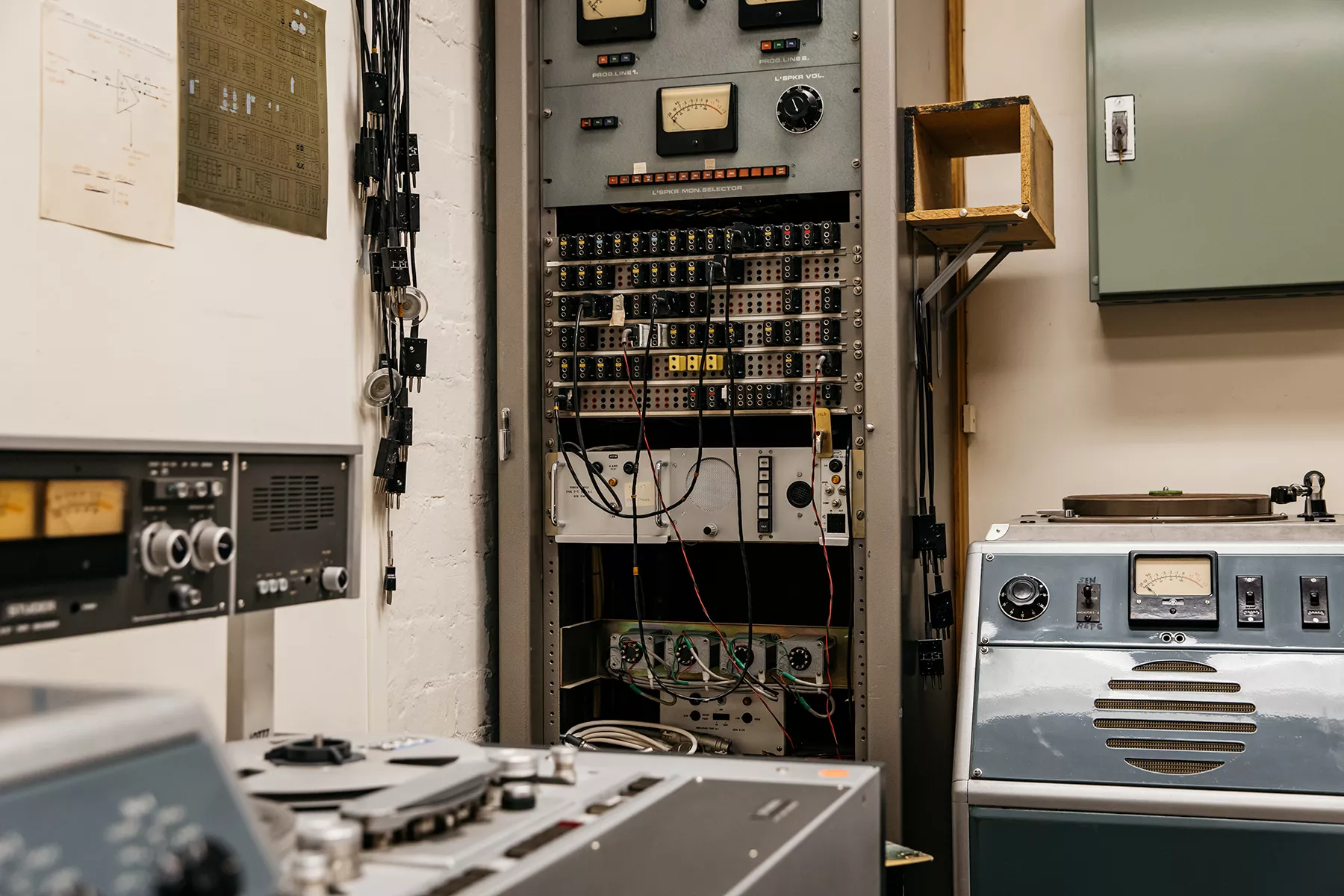 A corner of one room of the studio showing some of the equipment needed A corner of one room of the studio showing some of the equipment needed